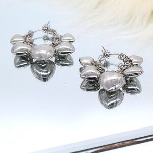 NWT Steve Madden Silver-tone Fashion Earrings